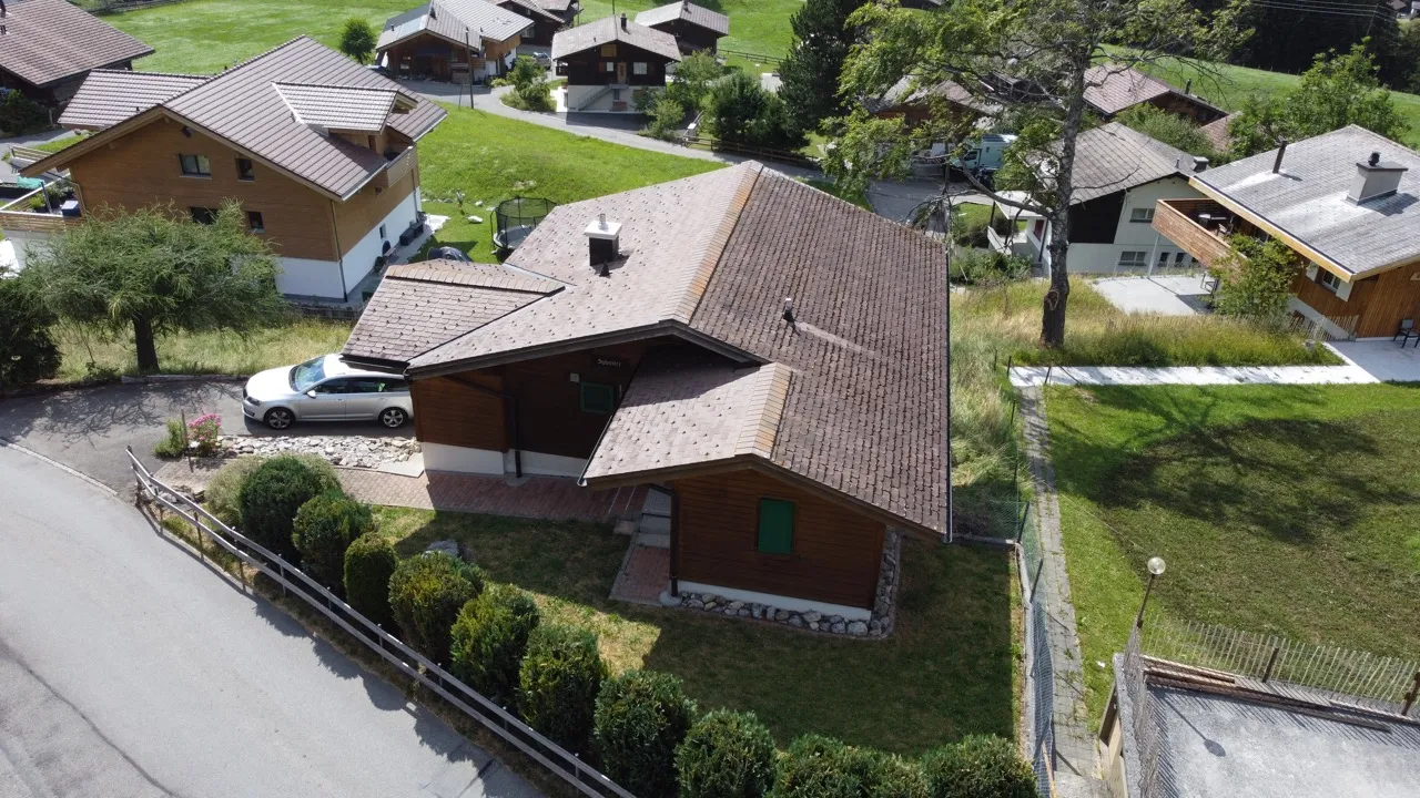 Aussenansicht von Chalet Sylvestre an der Walezubestrasse 7 in Adelboden