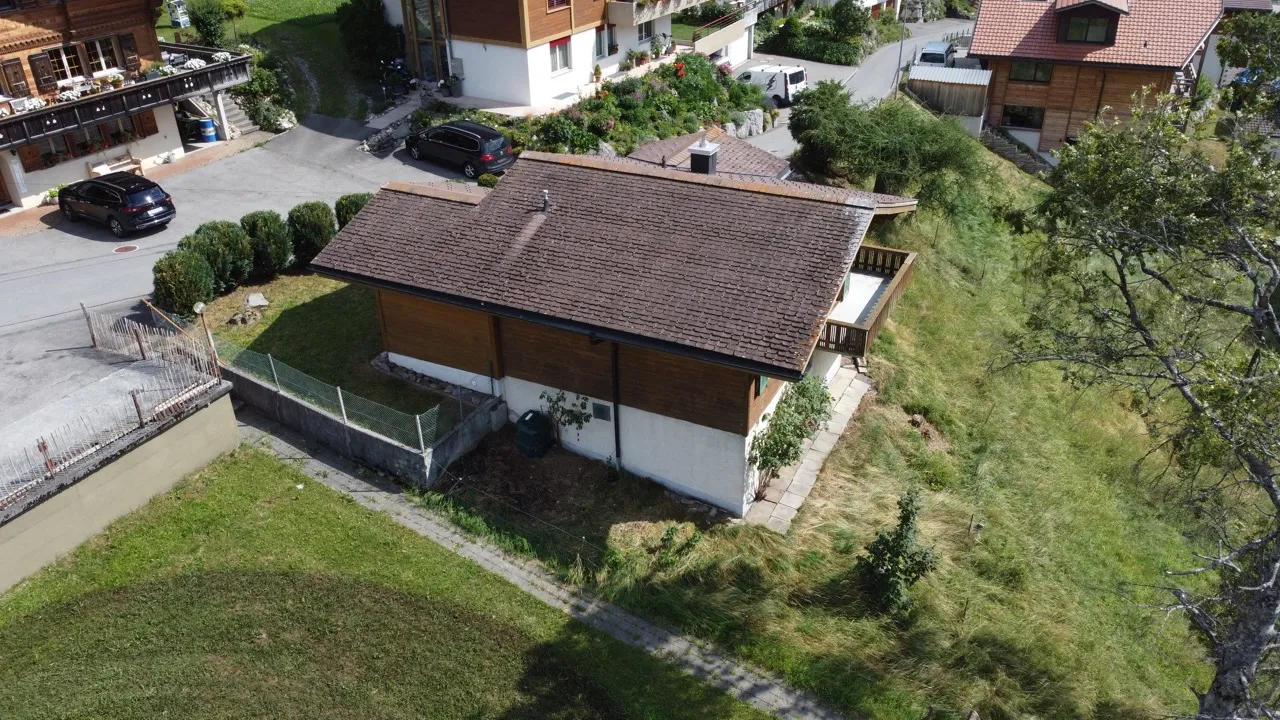 Aussenansicht von Chalet Sylvestre an der Walezubestrasse 7 in Adelboden